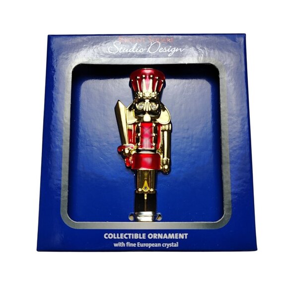 Regent Square Collectible Nutcracker Ornament With Fine European Crystal - Picture 1 of 2